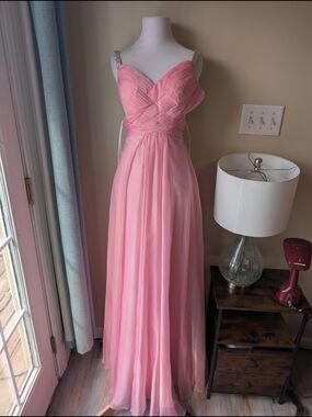La Femme Pink Prom Dress